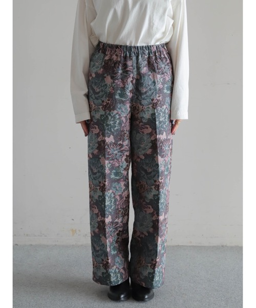 【専用】25015258 オーダー専用♫ 予約】ビッグフラワーJQ イージーパンツ | NOMBRE IMPAIR
