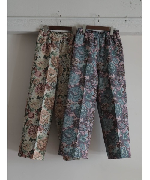 予約】ビッグフラワーJQ イージーパンツ | NOMBRE IMPAIR