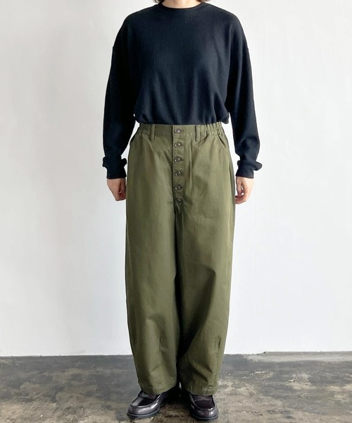 HARVESTY / ハーベスティー HIGH WAIST CIRCUS PANTS COLOR CHINO