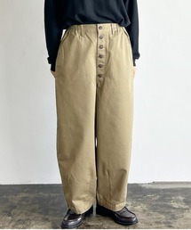 HARVESTY（ハーベスティ）の「HARVESTY / ハーベスティー HIGH WAIST CIRCUS PANTS COLOR CHINO CLOTH (A12519) ハイウエスト サーカスパンツ カラーチノクロス（その他パンツ・レディース）」