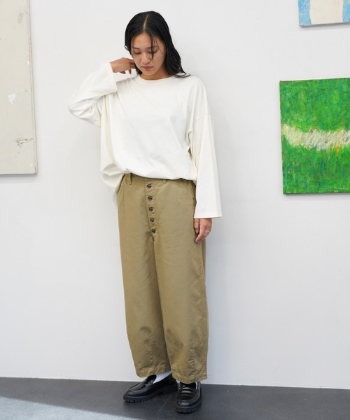 HARVESTY / ハーベスティー HIGH WAIST CIRCUS PANTS COLOR CHINO