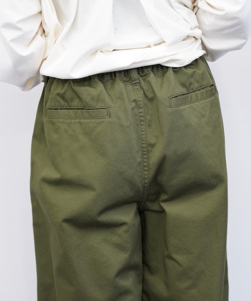 HARVESTY / ハーベスティー HIGH WAIST CIRCUS PANTS COLOR CHINO