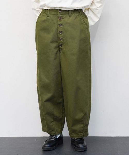 HARVESTY / ハーベスティー HIGH WAIST CIRCUS PANTS COLOR CHINO
