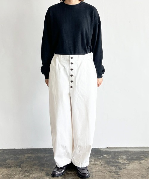 HARVESTY / ハーベスティー HIGH WAIST CIRCUS PANTS COLOR CHINO