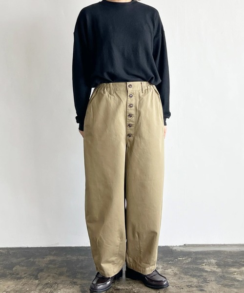 HARVESTY / ハーベスティー HIGH WAIST CIRCUS PANTS COLOR CHINO