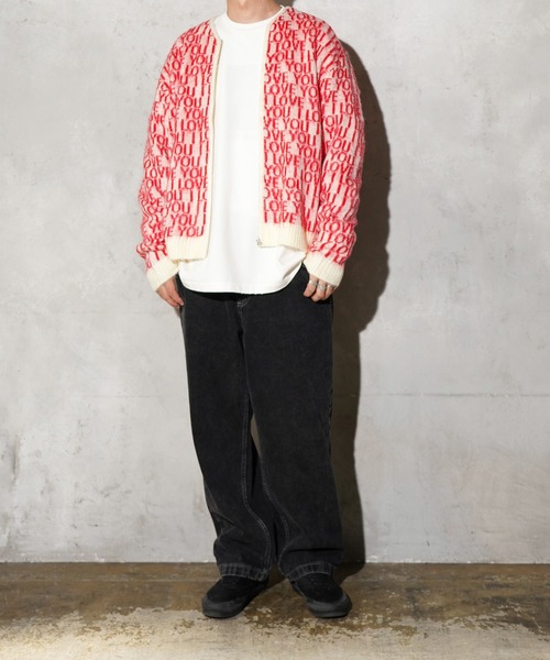 TOWNCRAFT(タウンクラフト)の「TOWNCRAFT / タウンクラフト SHAGGY VINTAGE PATTERN ZIP CARDIGAN レオパード アーガイル デイジー シャギー ジップアップ カーディガン モヘアタッチ(カーディガン/ボレロ・メンズ・その他1/その他2/オリーブ/グレー/グレー系その他/カーキ・X-SMALL/MEDIUM/LARGE/SMALL)」の6枚目の写真
