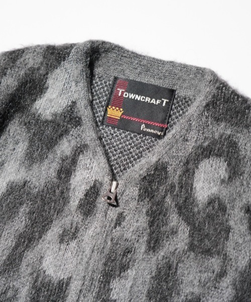 TOWNCRAFT(タウンクラフト)の「TOWNCRAFT / タウンクラフト SHAGGY VINTAGE PATTERN ZIP CARDIGAN レオパード アーガイル デイジー シャギー ジップアップ カーディガン モヘアタッチ(カーディガン/ボレロ・メンズ・その他1/その他2/オリーブ/グレー/グレー系その他/カーキ・X-SMALL/MEDIUM/LARGE/SMALL)」の17枚目の写真