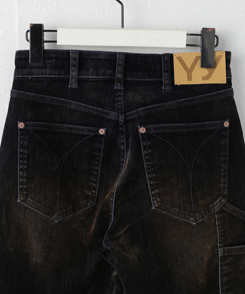 Geek Office / ギークオフィス】OPEN YY Woven VELVET DENIM TRUCKER