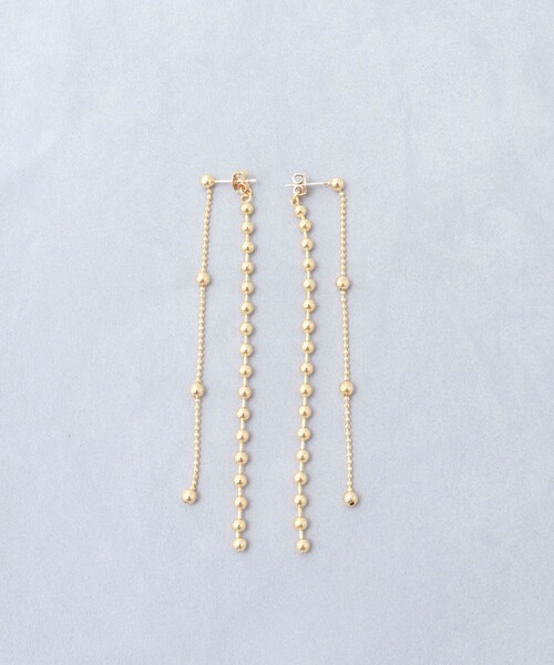 grace grace （グラスグラス）の「【grace grace/グラスグラス】スキップボールボールピアス（ピアス（両耳用）・レディース・ゴールド/シルバー・FREE）」の4枚目の写真