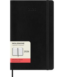 MOLESKINE(XL)2026N 1n܂ 12 fC[_CA[ [WTCY (13cm×c21cm) \tgJo[ ubN(蒠/)