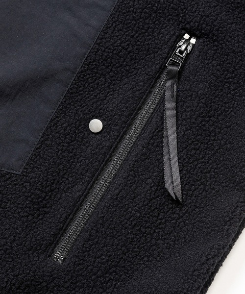 meanswhile(ミーンズワイル)の「Polartec Fleece Overwrap JKT(その他アウター・メンズ・グリーン系/ベージュ系その他/ブラック・2(M)/1(S)/3(L))」の20枚目の写真