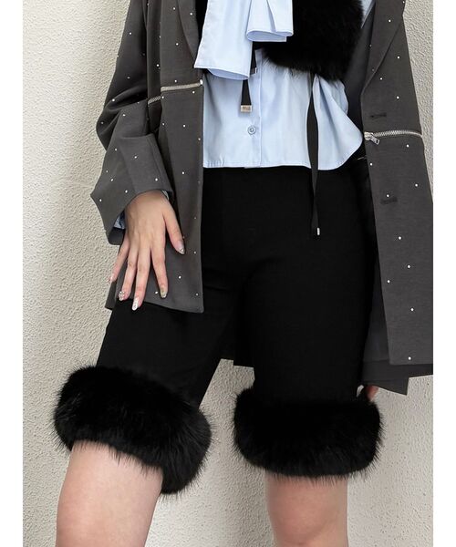 セール】ファードッキングバイカーレギンス（その他パンツ）｜jouetie