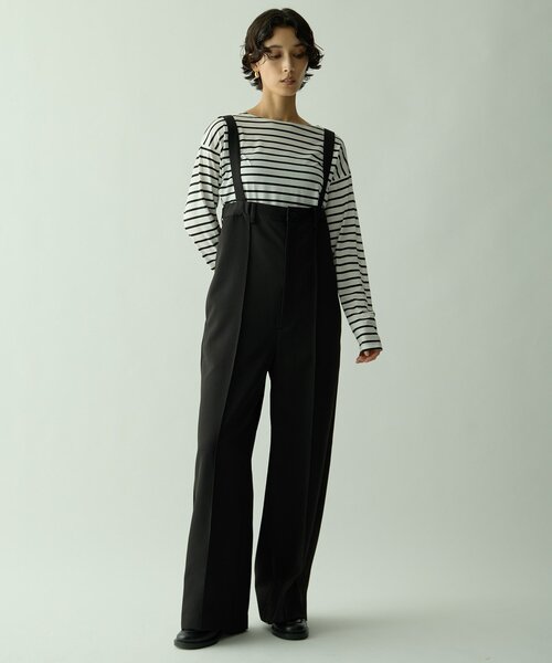 Drawing Numbers（ドローイング ナンバーズ）の「【Drawing Numbers】エレガントハイウエストパンツ（その他パンツ・レディース・ベージュ/ブラック・38/36）」の12枚目の写真