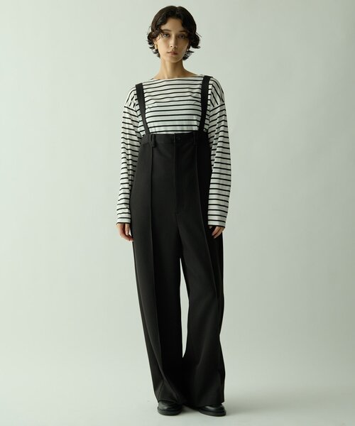 Drawing Numbers（ドローイング ナンバーズ）の「【Drawing Numbers】エレガントハイウエストパンツ（その他パンツ・レディース・ベージュ/ブラック・38/36）」の8枚目の写真