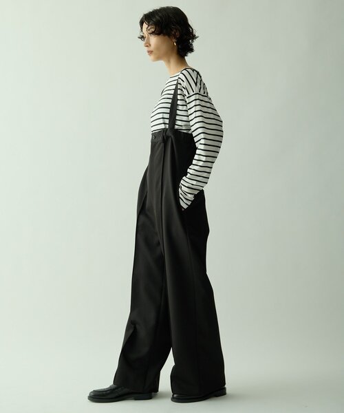 Drawing Numbers（ドローイング ナンバーズ）の「【Drawing Numbers】エレガントハイウエストパンツ（その他パンツ・レディース・ベージュ/ブラック・38/36）」の9枚目の写真