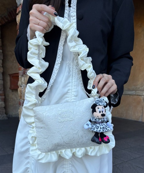 idem(イデム)の「rose frill bag / バラジャガードフリルバッグ(ハンドバッグ・レディース・イエロー/ブラック/アイボリー・FREE)」の20枚目の写真