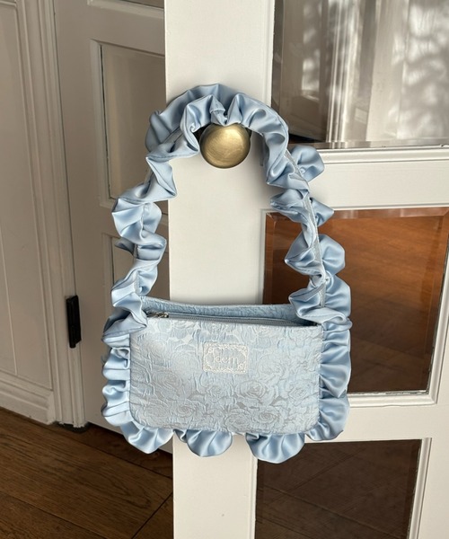 rose frill bag / バラジャガードフリルバッグ（ハンドバッグ）｜idem 