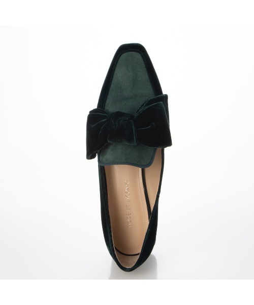 Mode et Jacomo（モードエジャコモ）の「ベルベットリボンローファー（ローファー・レディース・ブラック×ブルー/グリーン系その他4/ブラック系その他・24cm/23cm/23.5cm/24.5cm/22.5cm）」の6枚目の写真