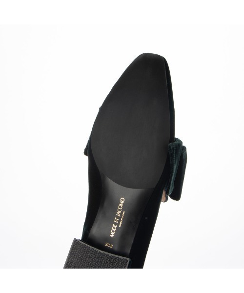 Mode et Jacomo（モードエジャコモ）の「ベルベットリボンローファー（ローファー・レディース・ブラック×ブルー/グリーン系その他4/ブラック系その他・24cm/23cm/23.5cm/24.5cm/22.5cm）」の7枚目の写真