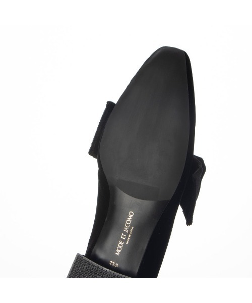 Mode et Jacomo（モードエジャコモ）の「ベルベットリボンローファー（ローファー・レディース・ブラック×ブルー/グリーン系その他4/ブラック系その他・24cm/23cm/23.5cm/24.5cm/22.5cm）」の17枚目の写真