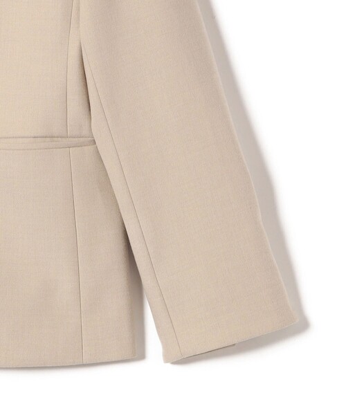 SHIPS（シップス）の「〈手洗い可能〉DELEGANT ダブルカラー ジャケット（セットアップ対応）（ノーカラージャケット・レディース・ブラウン系/ベージュ/ネイビー・40/38/36/34）」の17枚目の写真