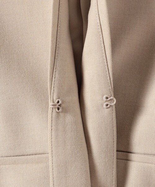 SHIPS（シップス）の「〈手洗い可能〉DELEGANT ダブルカラー ジャケット（セットアップ対応）（ノーカラージャケット・レディース・ブラウン系/ベージュ/ネイビー・40/38/36/34）」の20枚目の写真