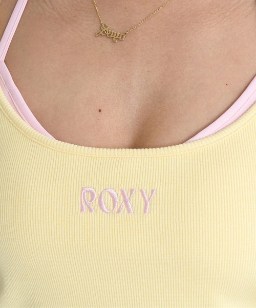 ROXY(ロキシー)の「ROXY×NANAHA CAMI /ロキシーカップ付きレイヤードデザインロゴワンポイントキャミソール(キャミソール・レディース・イエロー/ホワイト・MEDIUM/LARGE)」の9枚目の写真