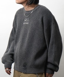 ダメージ加工」に該当するニット/セーターファッション通販 - ZOZOTOWN
