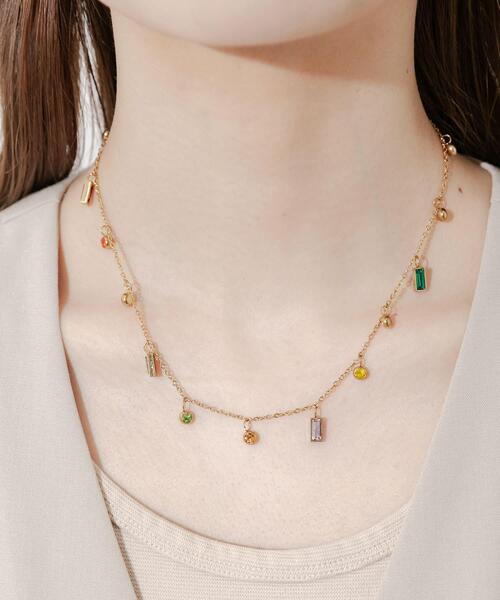 SMELLY（スメリー）の「ビジューチャームネックレス（ネックレス・レディース・ゴールド系その他・-）」の5枚目の写真