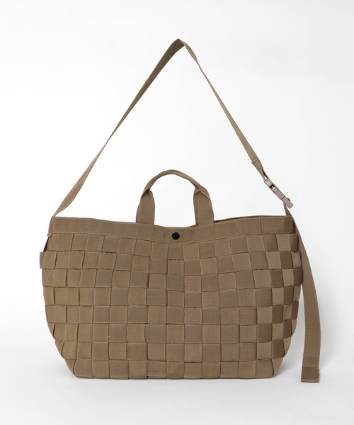 MAISON CANVVAS(メゾンキャンバス)の「PETA TOTE (L)【MAISON CANVVAS/メゾン キャンバス】(トートバッグ・レディース・カーキ・フリー)」の9枚目の写真