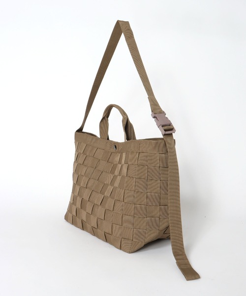 MAISON CANVVAS(メゾンキャンバス)の「PETA TOTE (L)【MAISON CANVVAS/メゾン キャンバス】(トートバッグ・レディース・カーキ・フリー)」の10枚目の写真