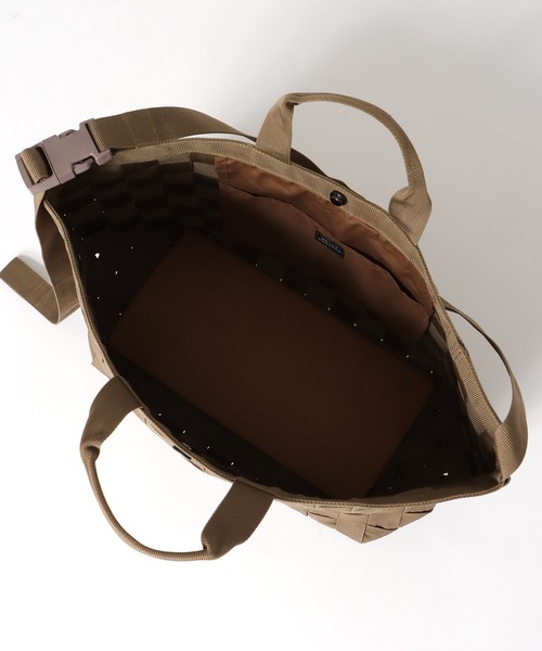 MAISON CANVVAS(メゾンキャンバス)の「PETA TOTE (L)【MAISON CANVVAS/メゾン キャンバス】(トートバッグ・レディース・カーキ・フリー)」の13枚目の写真