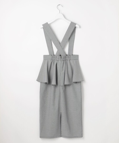 Feroux（フェルゥ）の「【2WAY】サス付きペプラムデザイン スカート（スカート・レディース・ホワイト系1/ブラック系・SMALL/MEDIUM）」の15枚目の写真