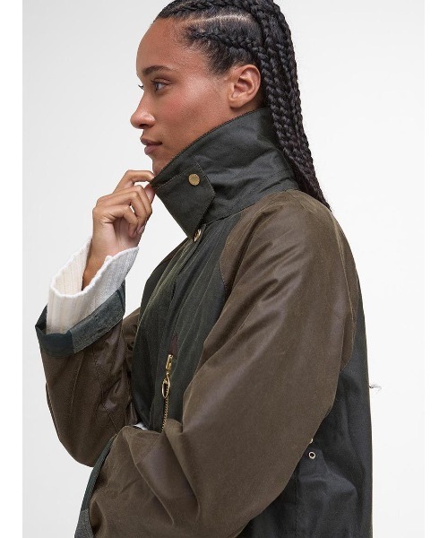 Barbour(バブアー)の「Evetteワックスジャケット(テーラードジャケット・レディース・ブラウン/オリーブ・8/10)」の7枚目の写真
