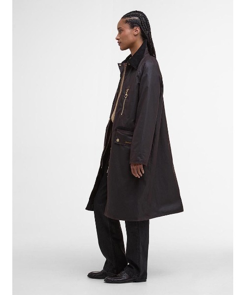Barbour(バブアー)の「Evetteワックスジャケット(テーラードジャケット・レディース・ブラウン/オリーブ・8/10)」の11枚目の写真