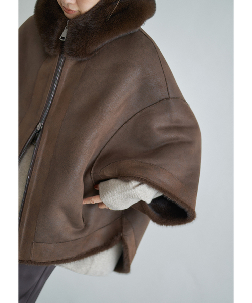 LOU ANDREA/ルーアンドレア ECO FUR BZ エコファーブルゾン（その他