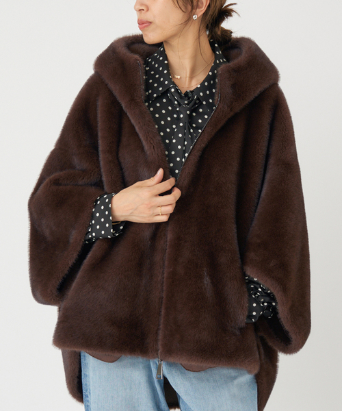 LOU ANDREA/ルーアンドレア ECO FUR BZ エコファーブルゾン（その他