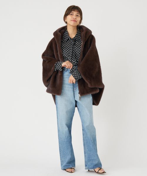 LOU ANDREA/ルーアンドレア ECO FUR BZ エコファーブルゾン（その他