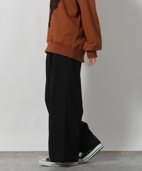 LAKOLE（ラコレ）の「ダブルタックスラックスパンツ / 593438（その他パンツ・レディース・ブラウン/ブラック/グレー・FREE）」の6枚目の写真