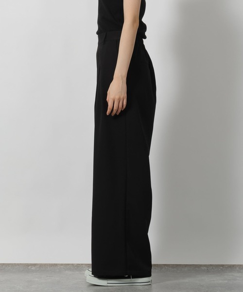 LAKOLE（ラコレ）の「ダブルタックスラックスパンツ / 593438（その他パンツ・レディース・ブラウン/ブラック/グレー・FREE）」の12枚目の写真