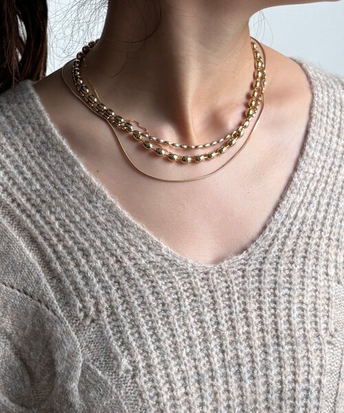 DouDou（ドゥドゥ）の「ボリュームケーブルプルオーバー（ニット/セーター・レディース・カーキ/チャコールグレー/ベージュ/ブラウン・FREE）」の8枚目の写真