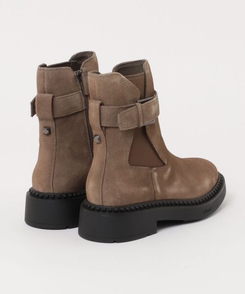 ASH アッシュ ショートブーツ スエード　ベージュ　ボア ASH アッシュ ショートブーツ スエードベージュボア