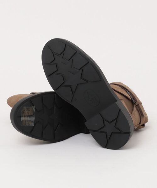 ASH（アッシュ）の「ASH/アッシュ【MARGOT】ベルト厚底ショートブーツ サイドゴア コンバット 4cmヒール（ブーツ・レディース・ブラック/グレイッシュベージュ・38/37/36/35/39）」の16枚目の写真