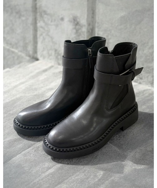 セール】ASH/アッシュ【MARGOT】ベルト厚底ショートブーツ サイドゴア