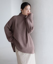 Andemiu | アクアハイネックミドルニット491833(ニット/セーター)