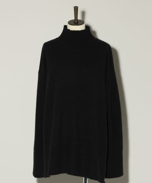 Andemiu（アンデミュウ）の「アクアハイネックミドルニット491833（ニット/セーター・レディース・オフホワイト/ブラック/ブラウン・FREE）」の15枚目の写真