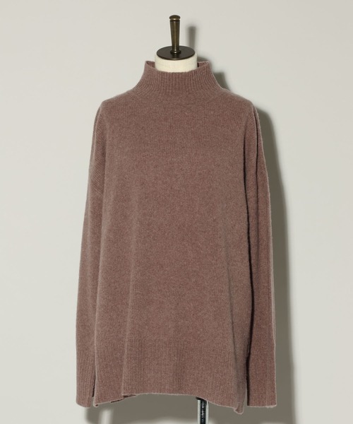 Andemiu（アンデミュウ）の「アクアハイネックミドルニット491833（ニット/セーター・レディース・オフホワイト/ブラック/ブラウン・FREE）」の16枚目の写真