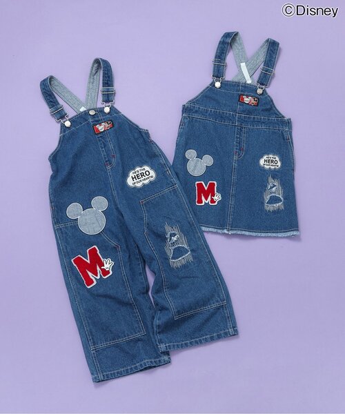 Disney（ディズニー）の「ディズニーキャラクター/ジャンスカ（ジャンパースカート・キッズ・ネイビー・90/100/110/120/130）」の2枚目の写真