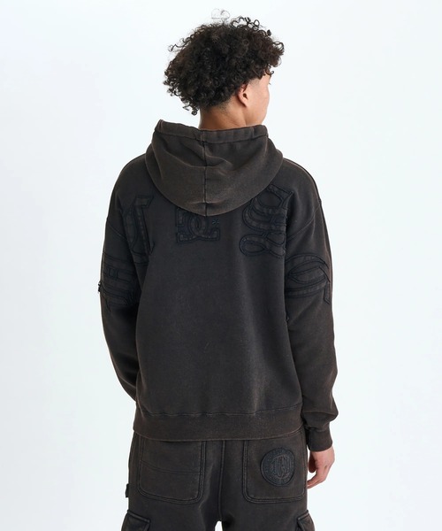 25 HIDDEN ZH /DCセットアップ対応ロゴバックアップリケジップアップ