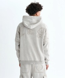 DC SHOES（ディーシーシューズ）の「25 HIDDEN ZH /DCセットアップ対応ロゴバックアップリケジップアップパーカー・フーディー（スウェット）」